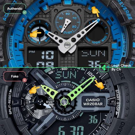 fake g shock watches men|check casio watch authenticity.